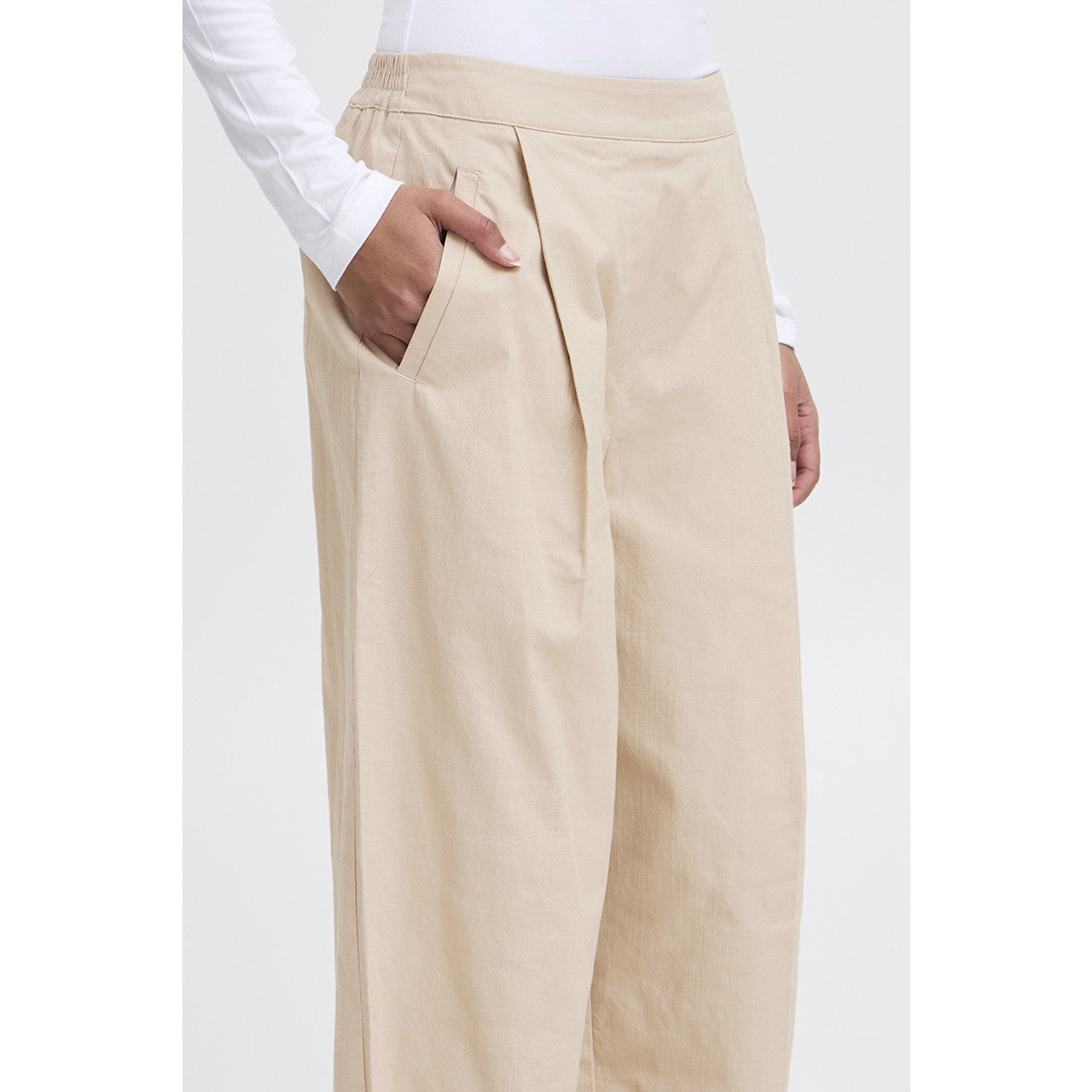 IHUNICA Oxford Tan Trousers