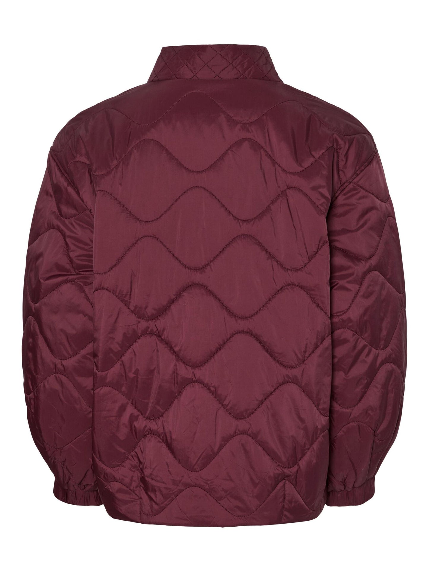 YASTUCCO PADDED QUILTED BURGUNDY JACKET
