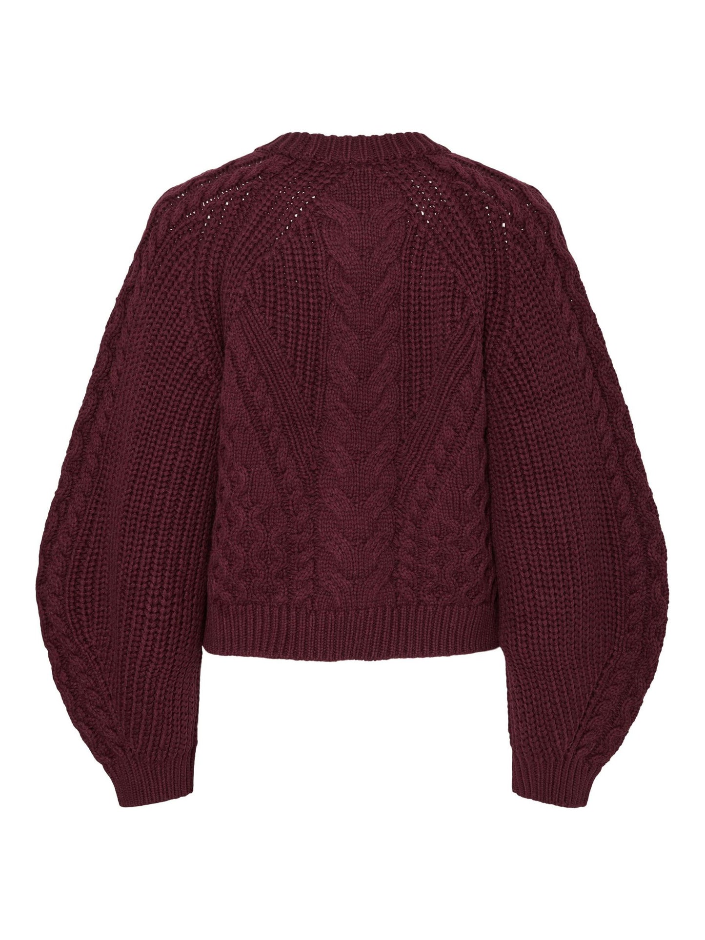 YASNANSA KNITTED Burgundy Jumper