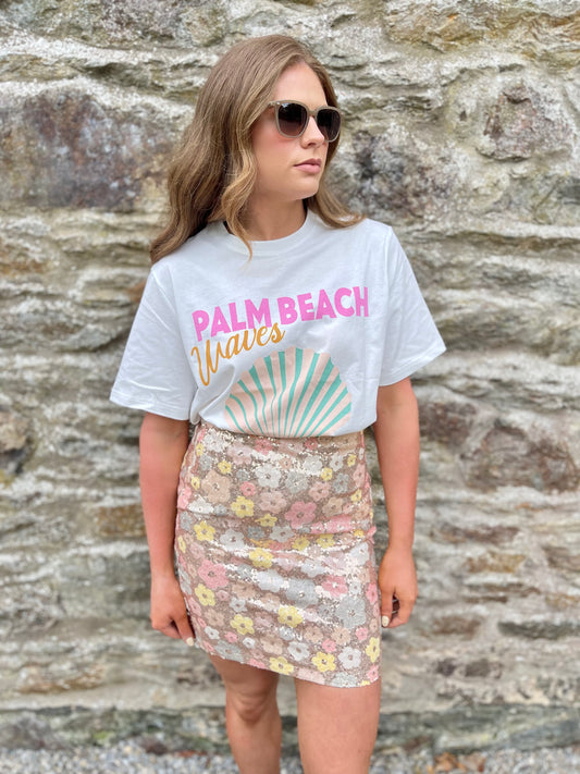 Palm beach waves 🌊 tshirt