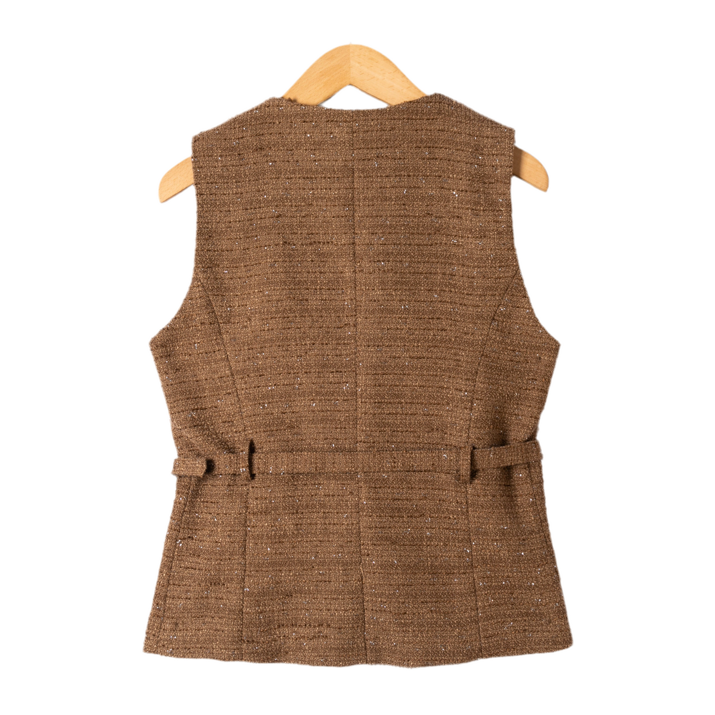 Tilly tweed chocolate waistcoat