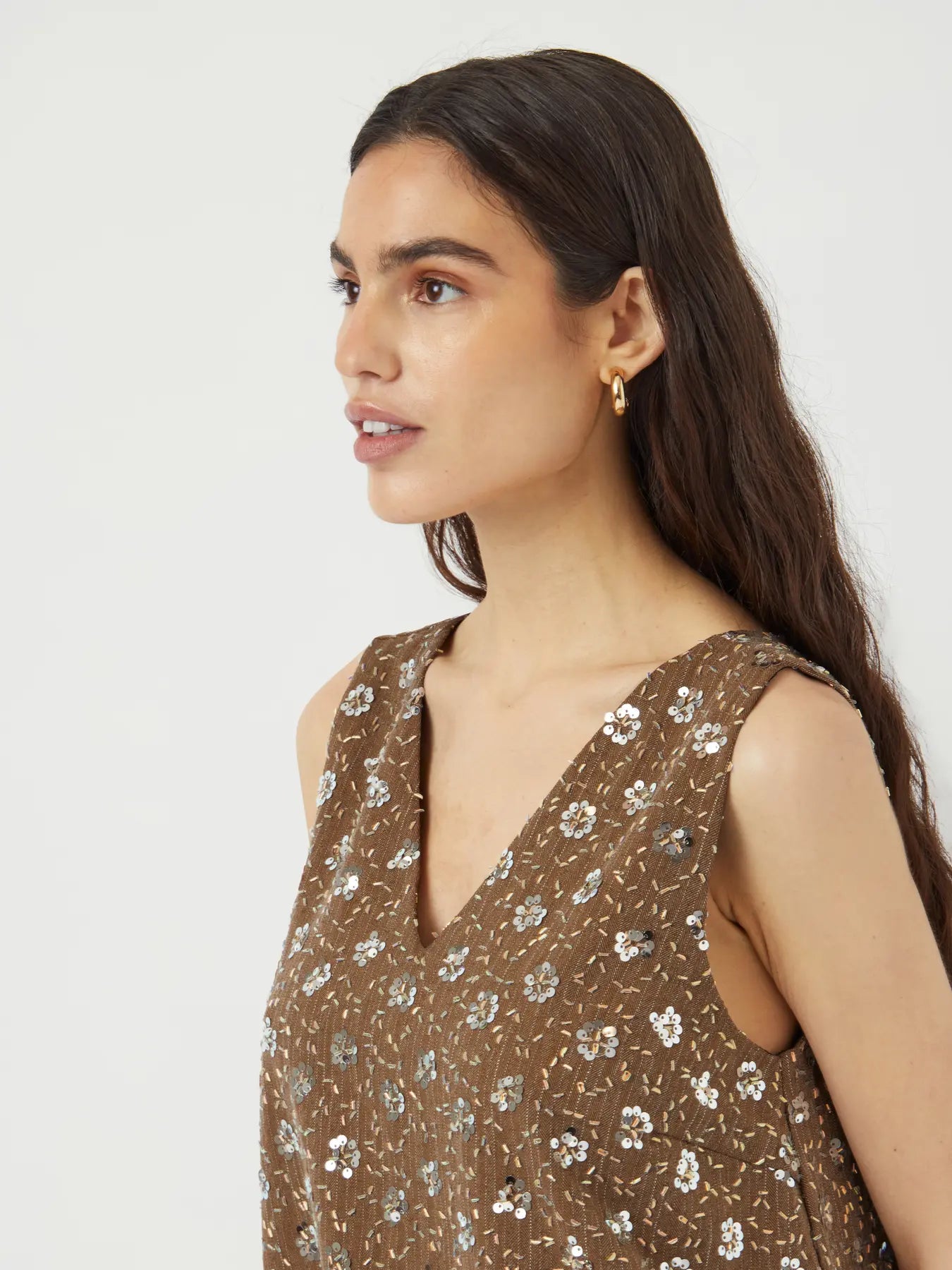 YASSOLLER SL SEQUIN DRESS - SHOW