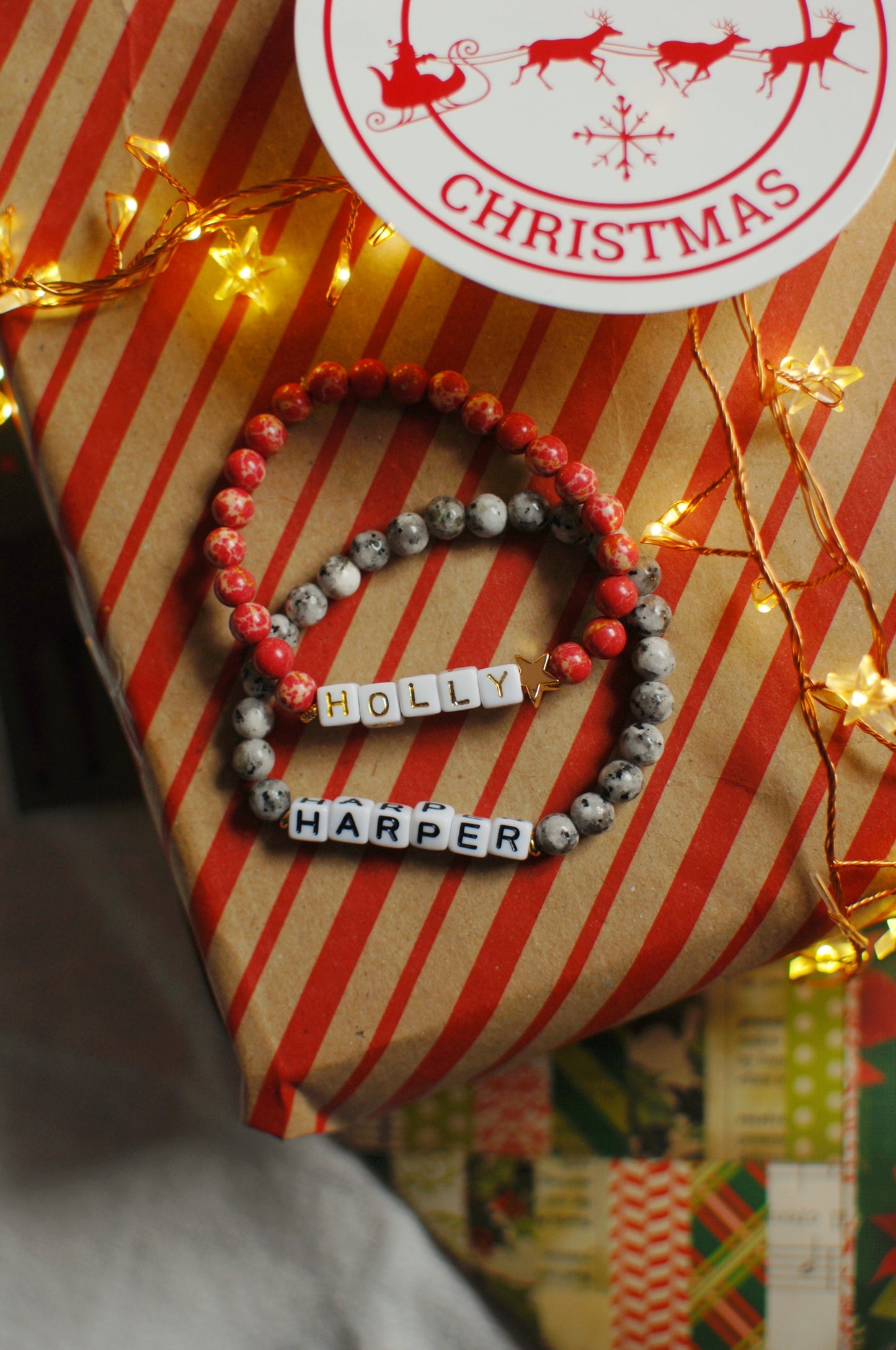 Personalised name bracelet