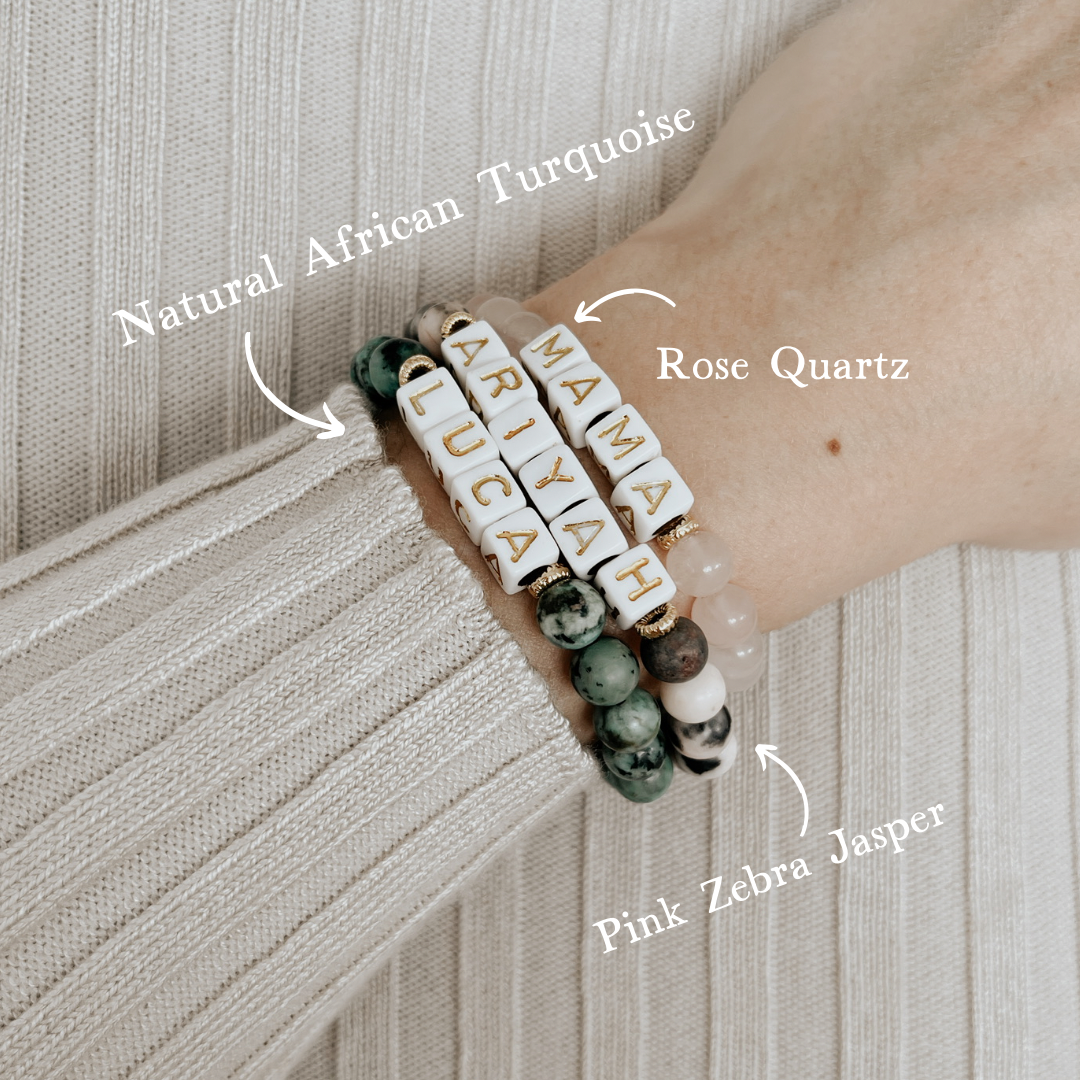 Personalised name bracelet
