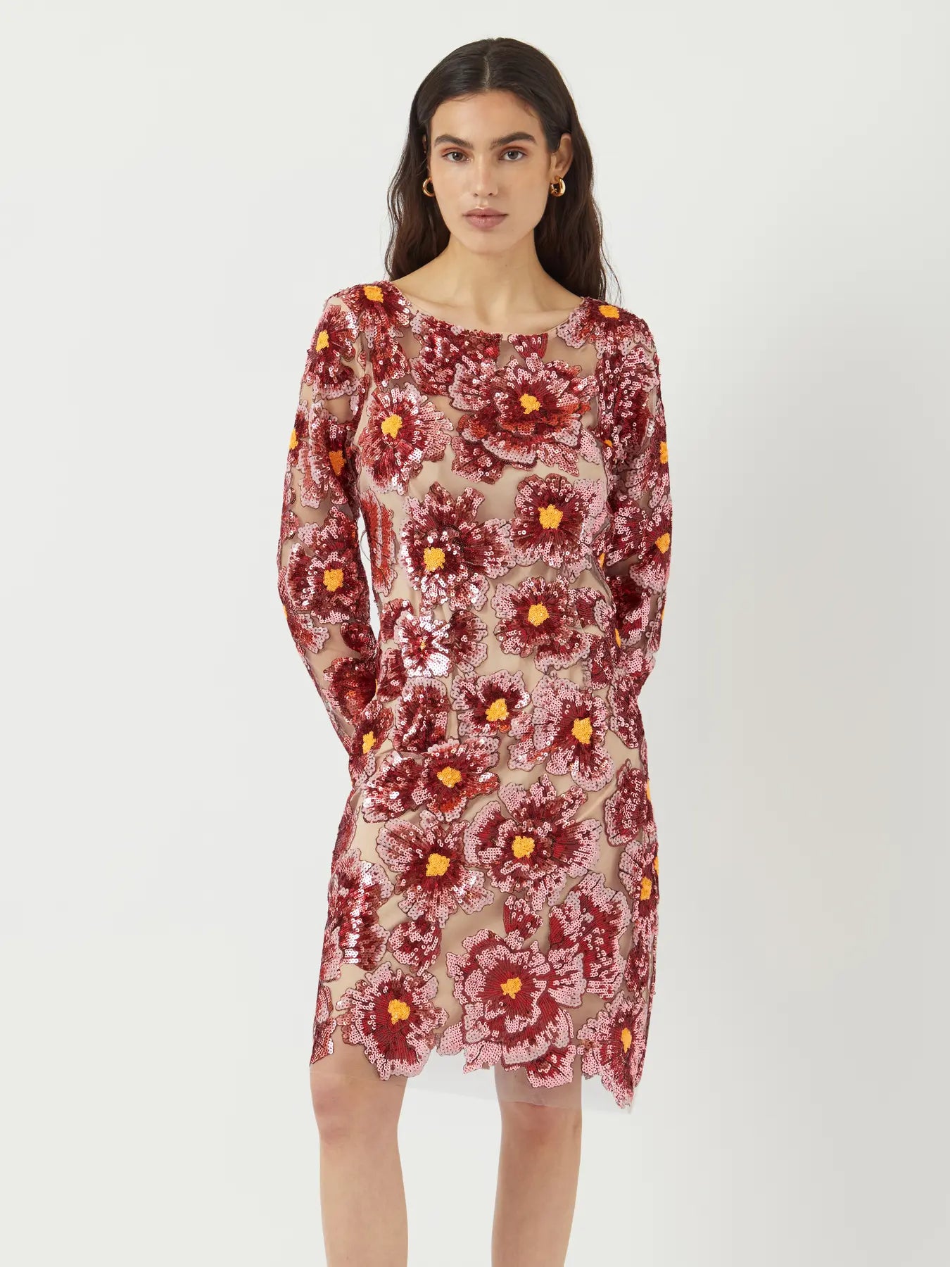 YASFLOMILLA LS SEQUIN DRESS - SHOW