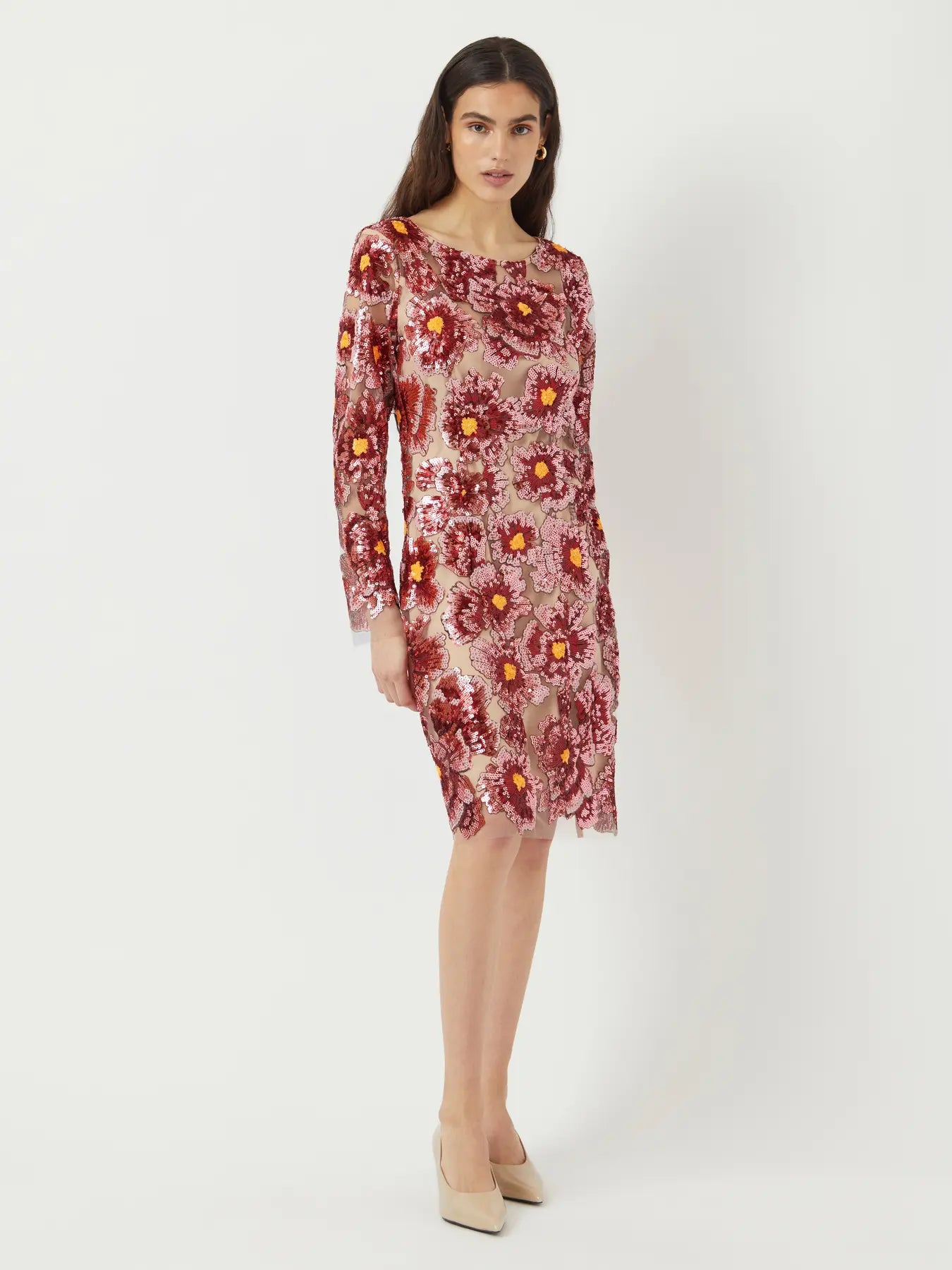 YASFLOMILLA LS SEQUIN DRESS - SHOW