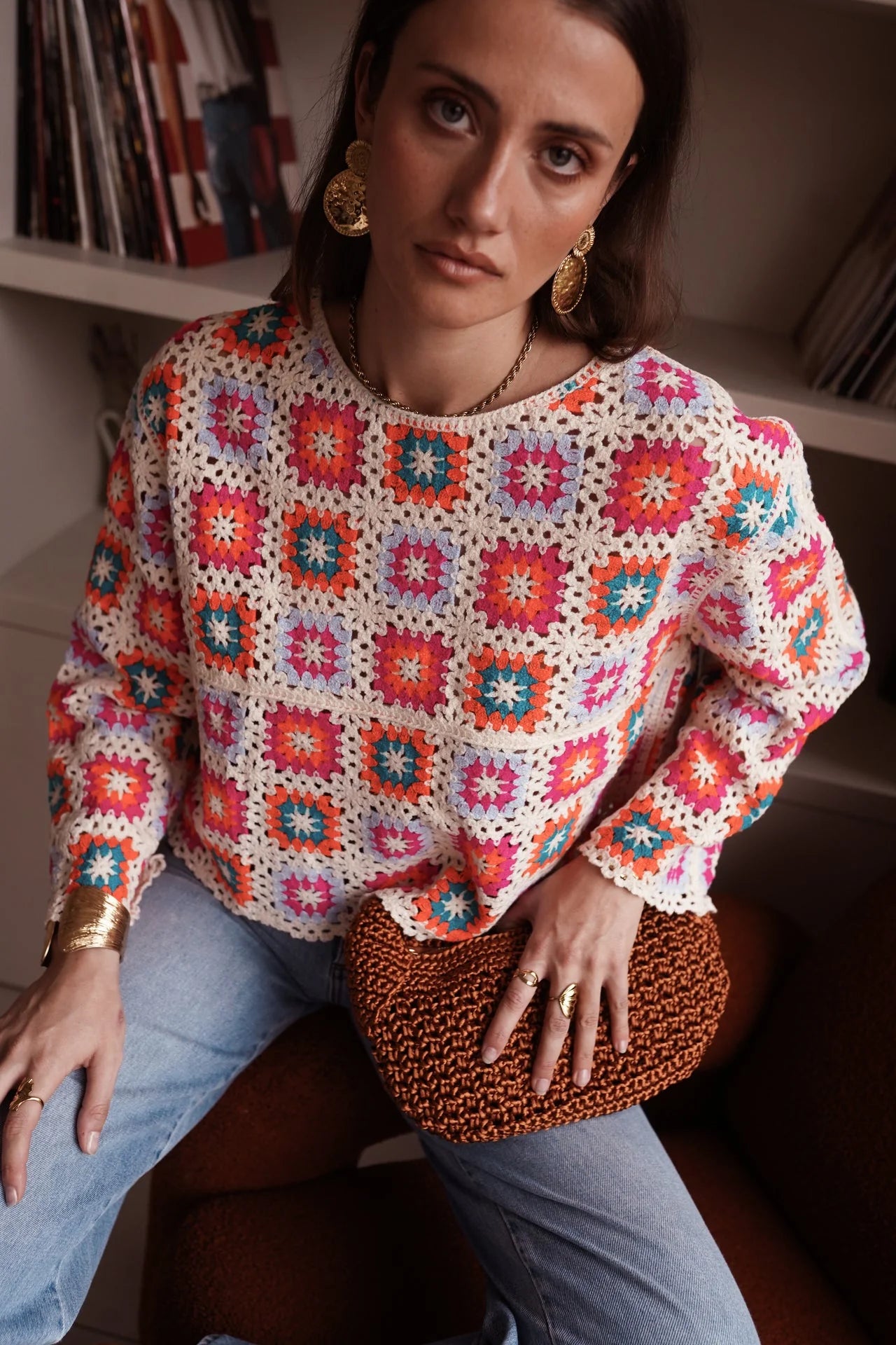 Sam crochet crop jumper