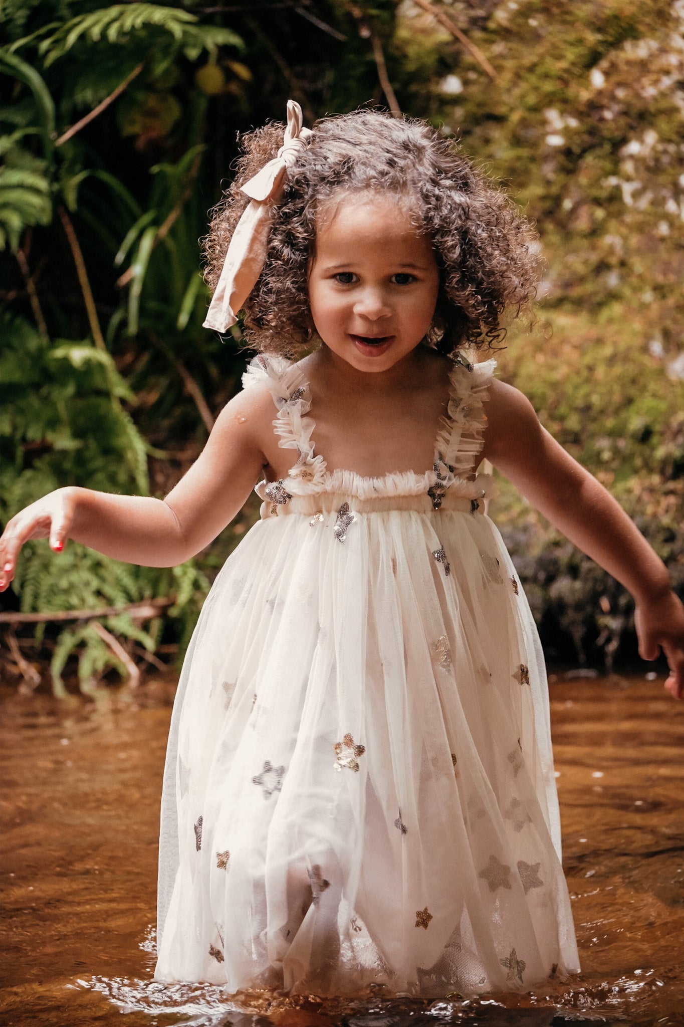 Thea Sequin Star Tulle Tutu Dress
