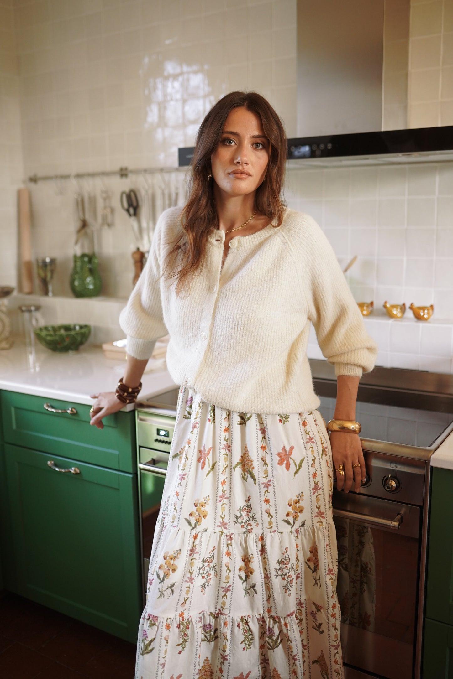 Isabella beige cardigan