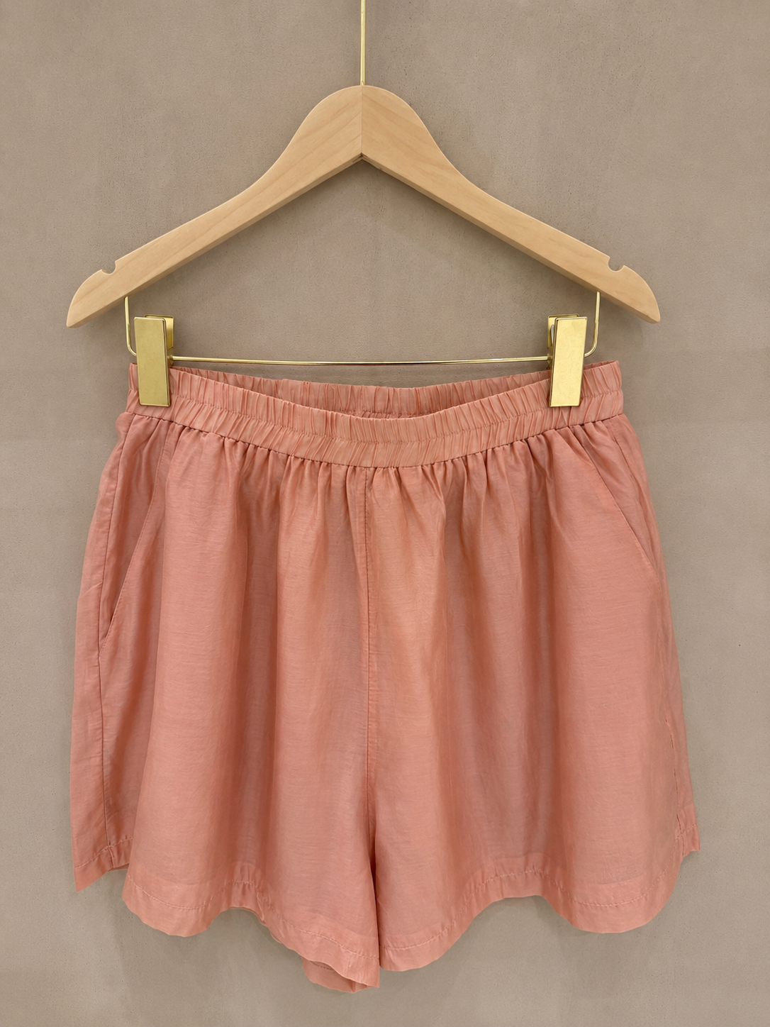 Hazel rose pink shirt & shorts jewelled co-ord