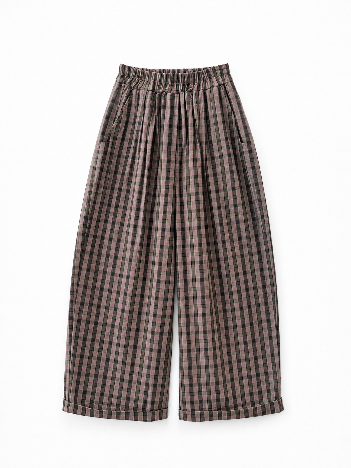 Suki gingham trousers