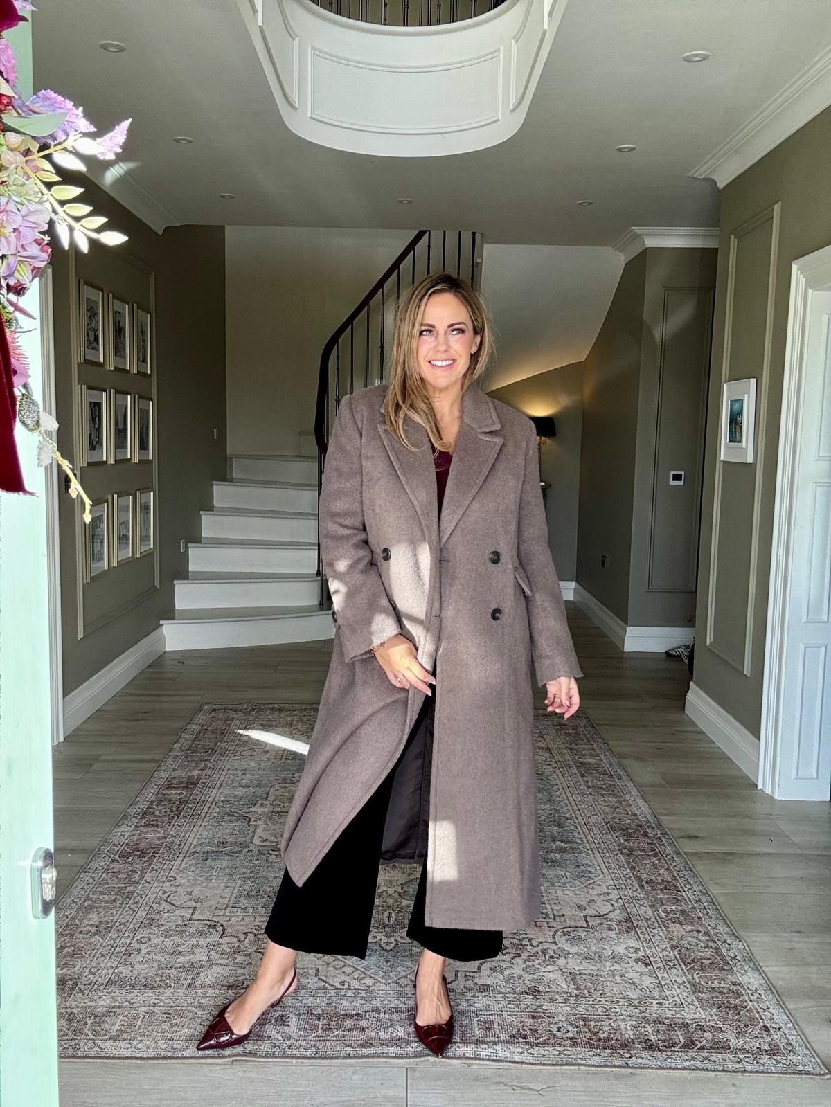 Yasfuri LS Chocolate Brown long coat