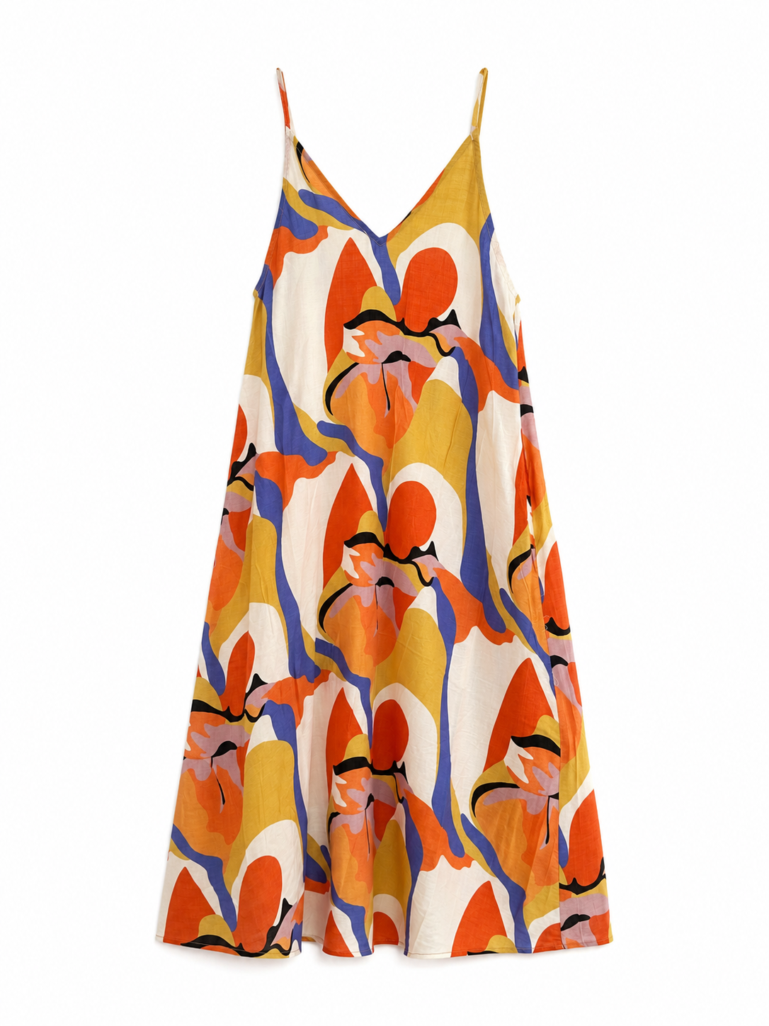 Mandy abstract flowy dress