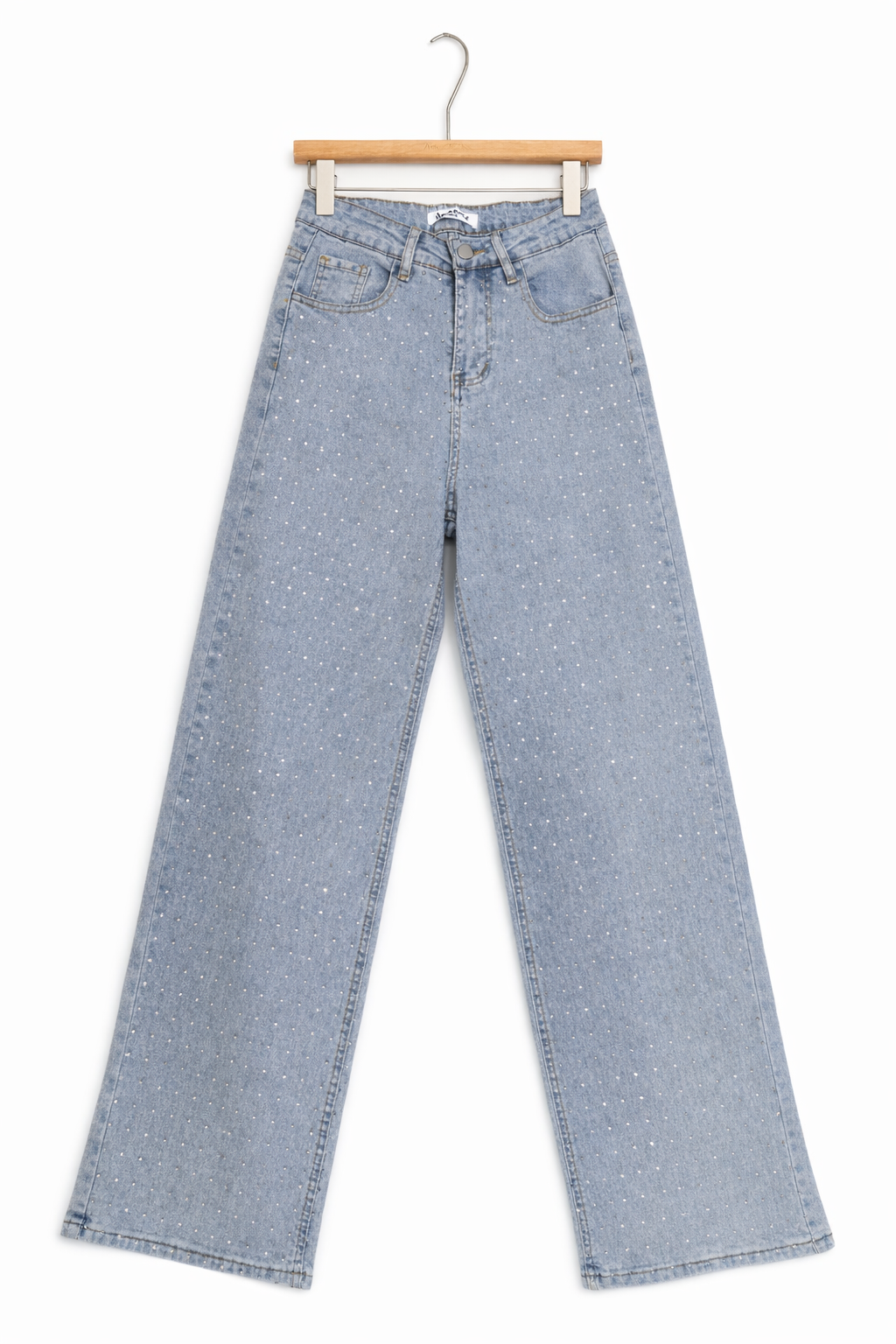 Amie straight leg rhinestone jeans