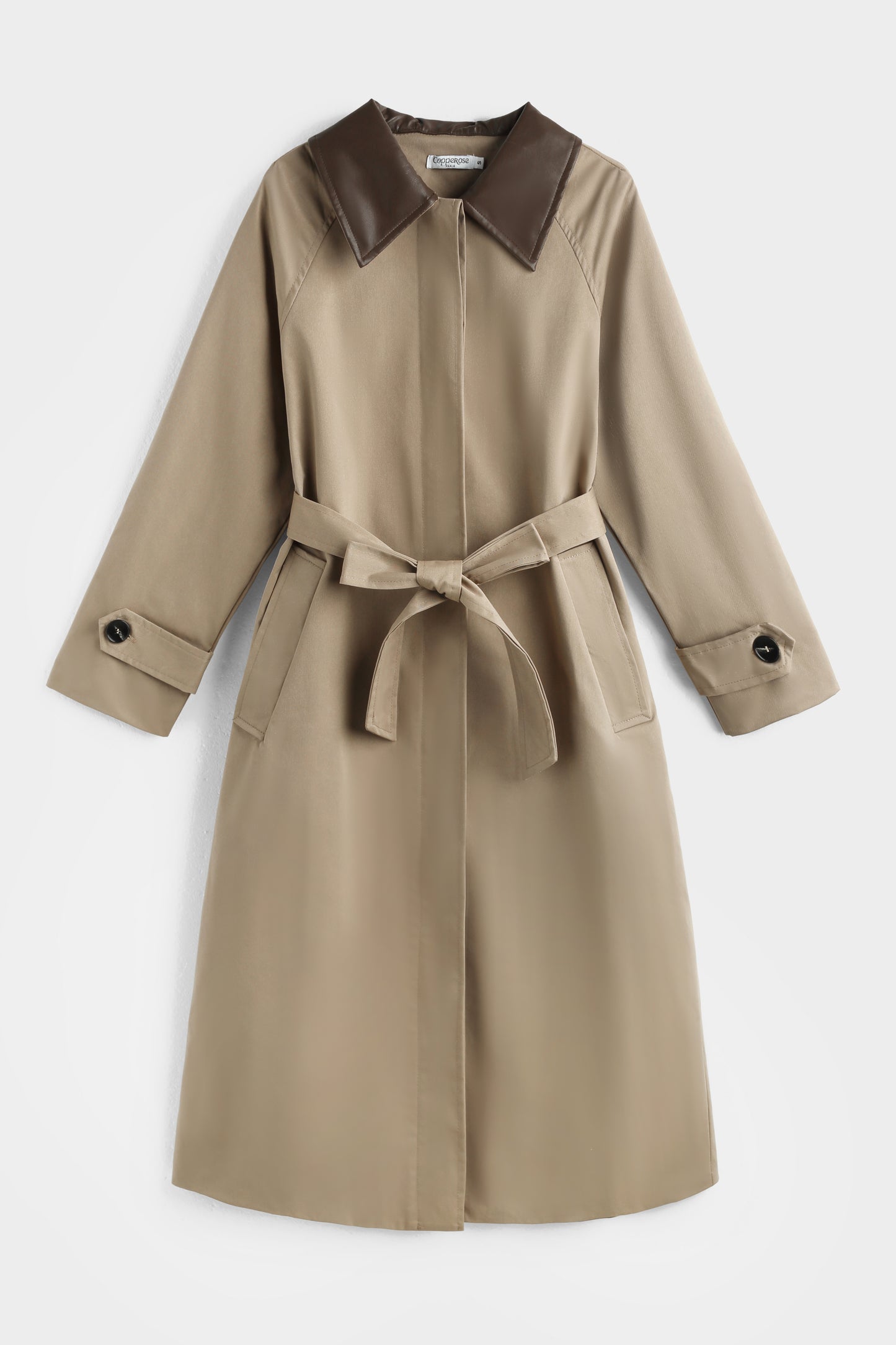 Boston barn collar trench jacket