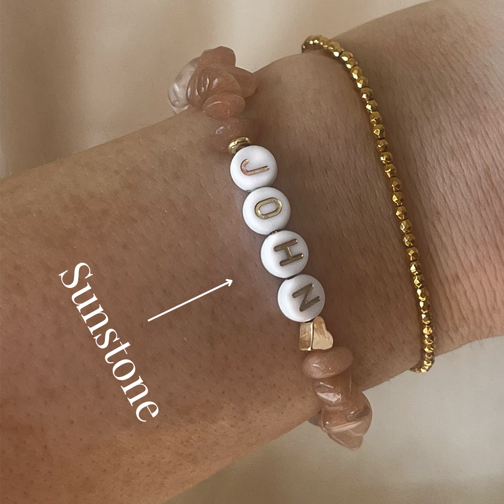 Personalised name bracelets