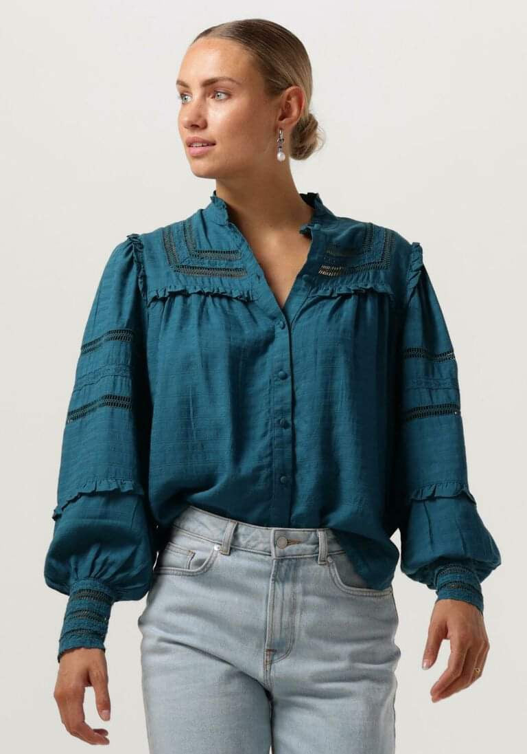 YASHENJA Organic cotton embroidered shirt