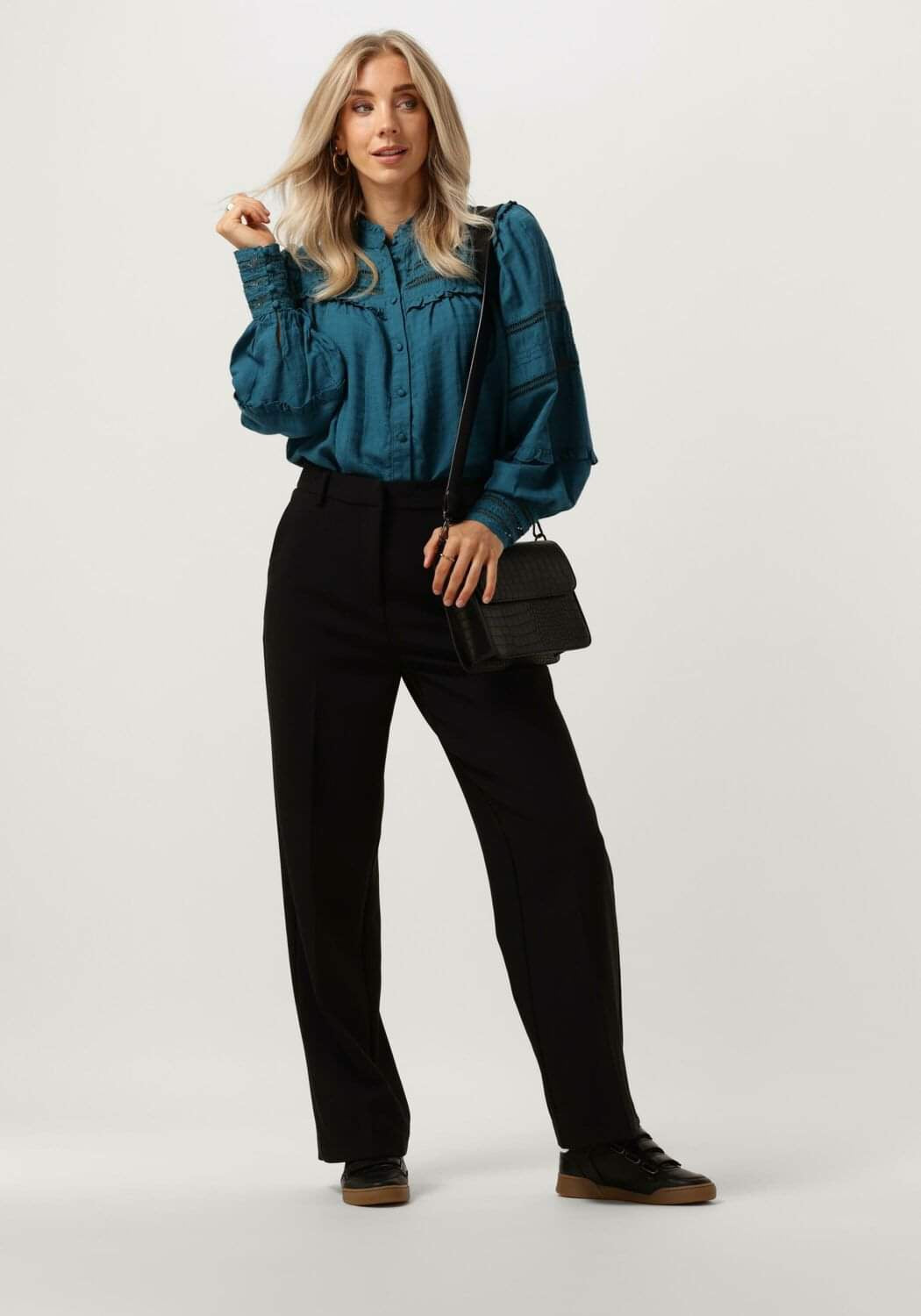 YASHENJA Organic cotton embroidered shirt