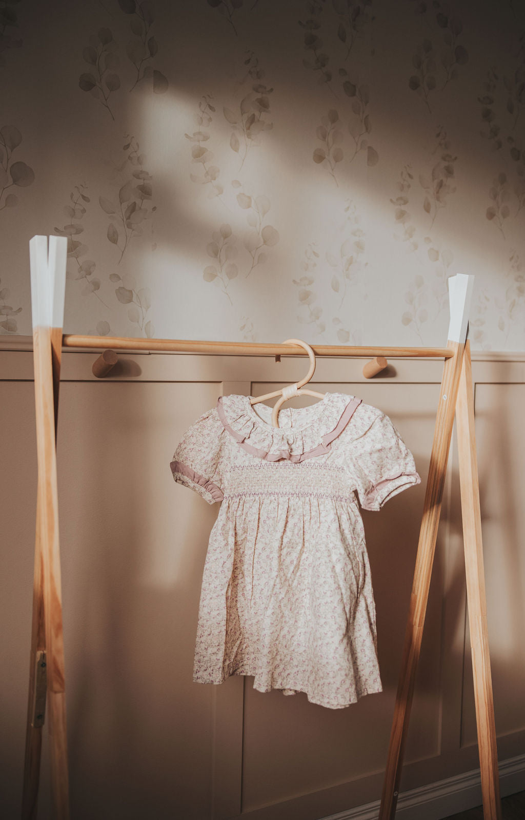 Lillie smocked floral dress