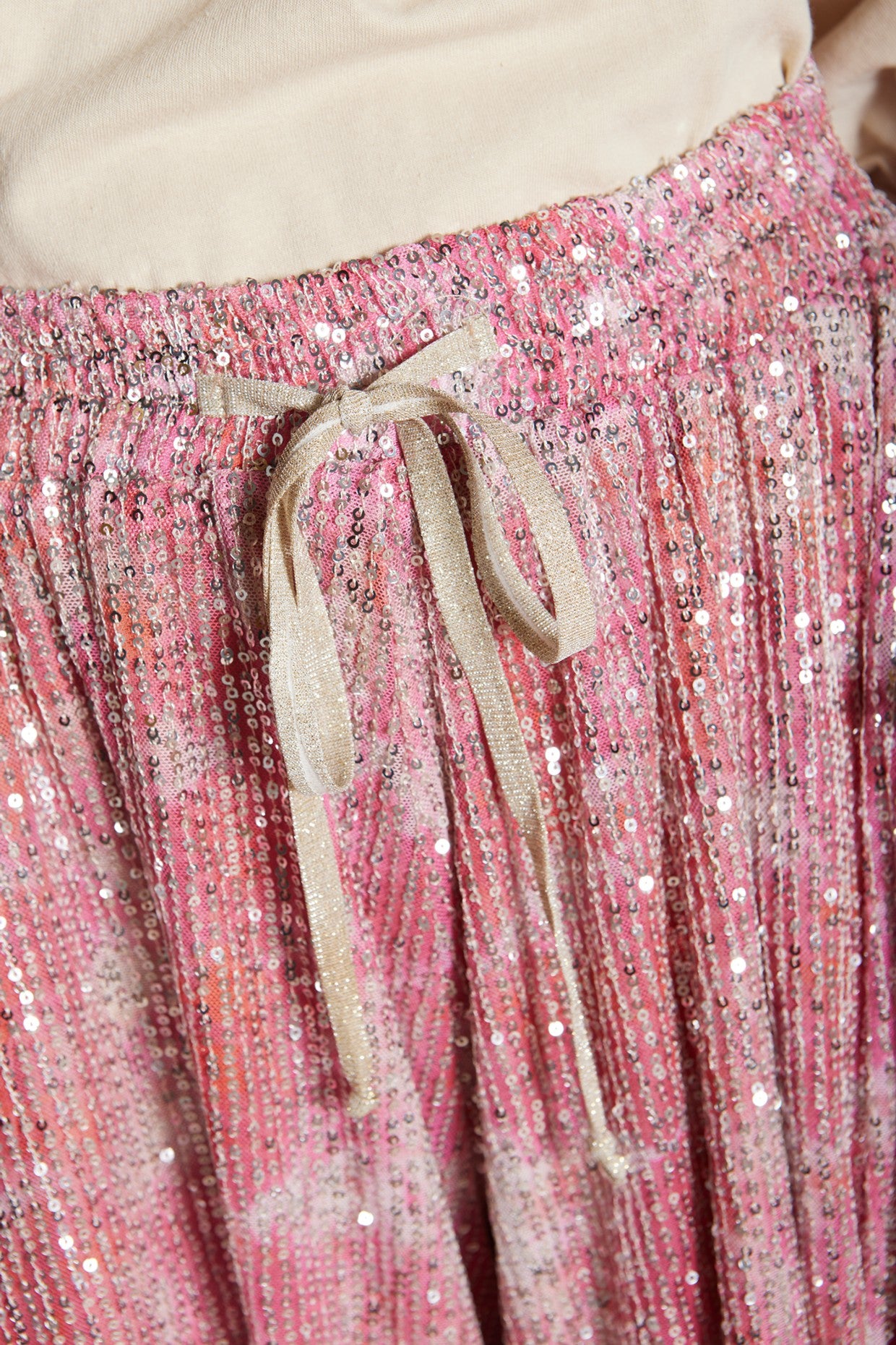 Pink Sequin skort