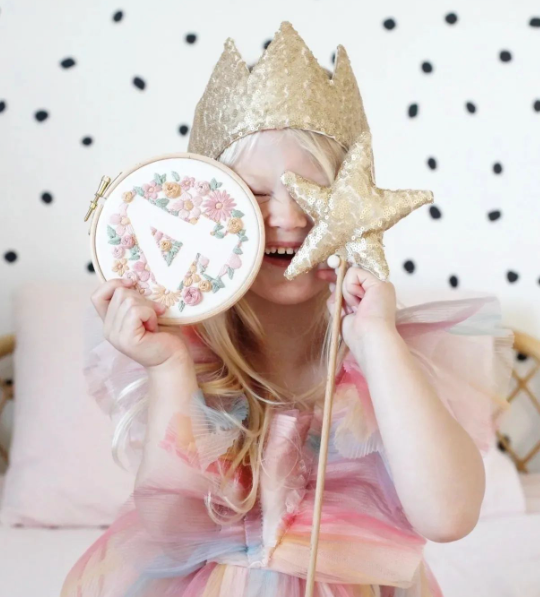 Magical Stars Sequin Crown & Wand