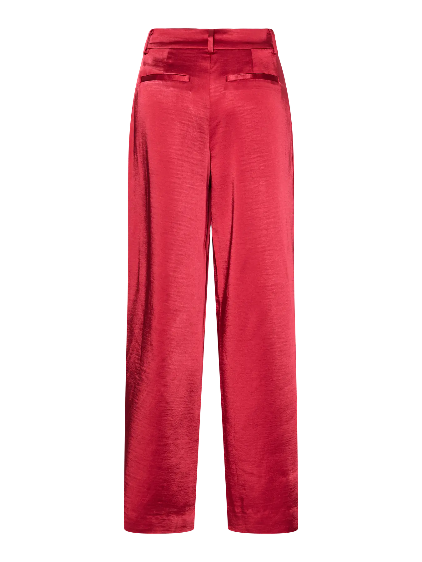 YASVIMA HW RED SATIN PANTS - SHOW