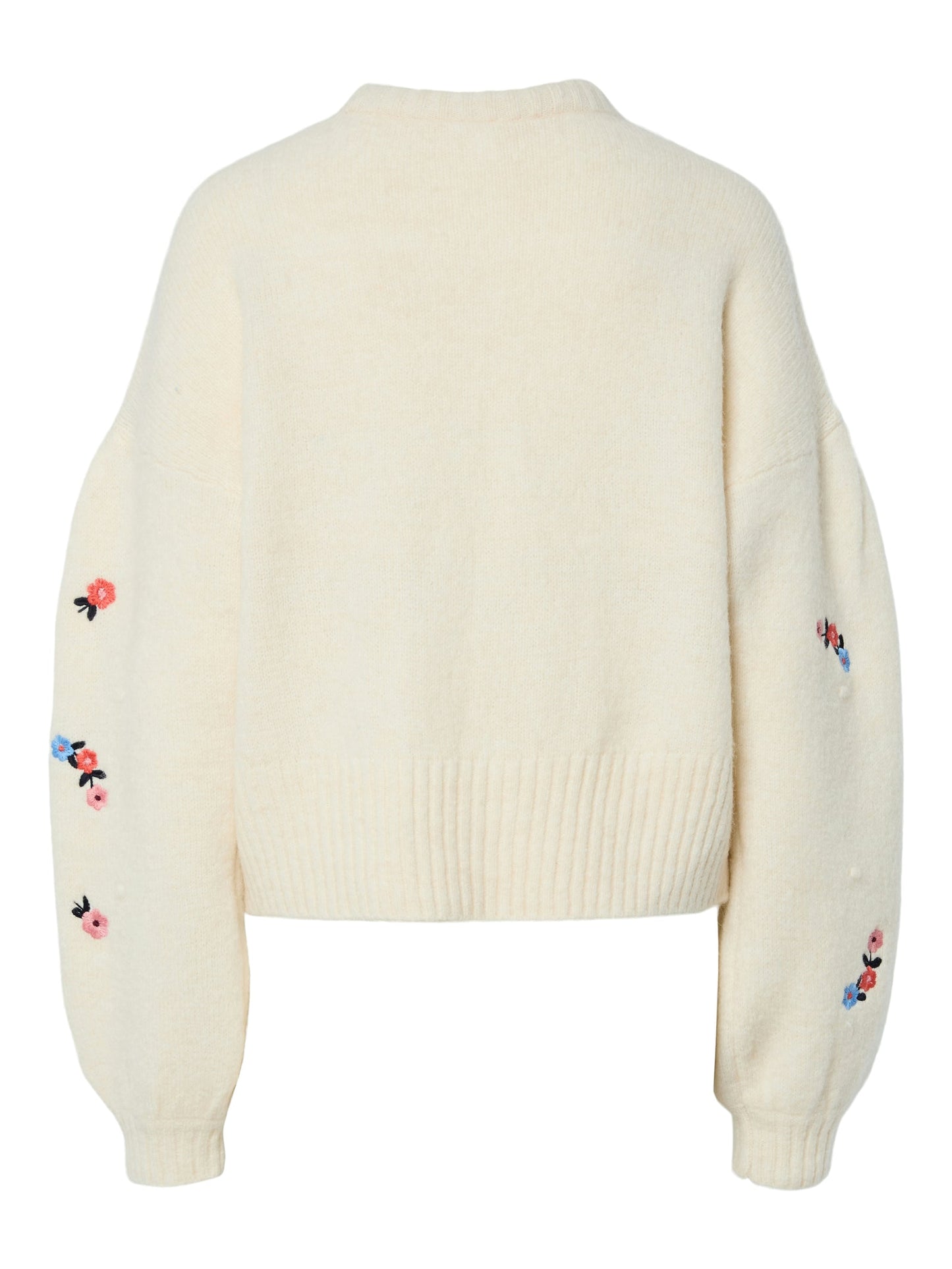 YASNANNA - Floral balloon sleeve Jumper