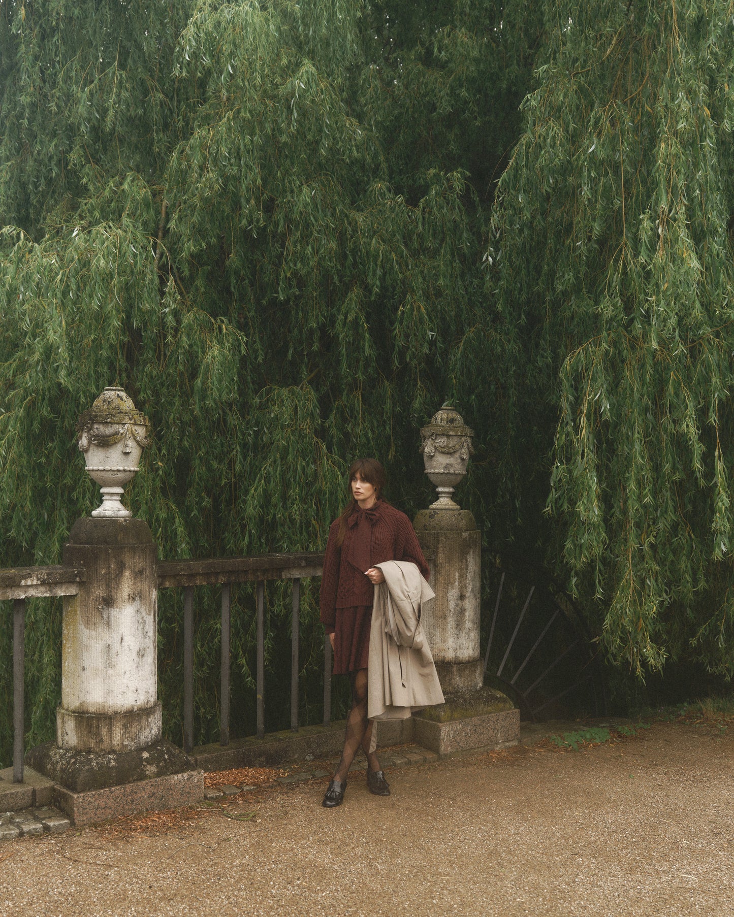 YASPRIXO COAT - Classic 2 piece coat - sepia tint