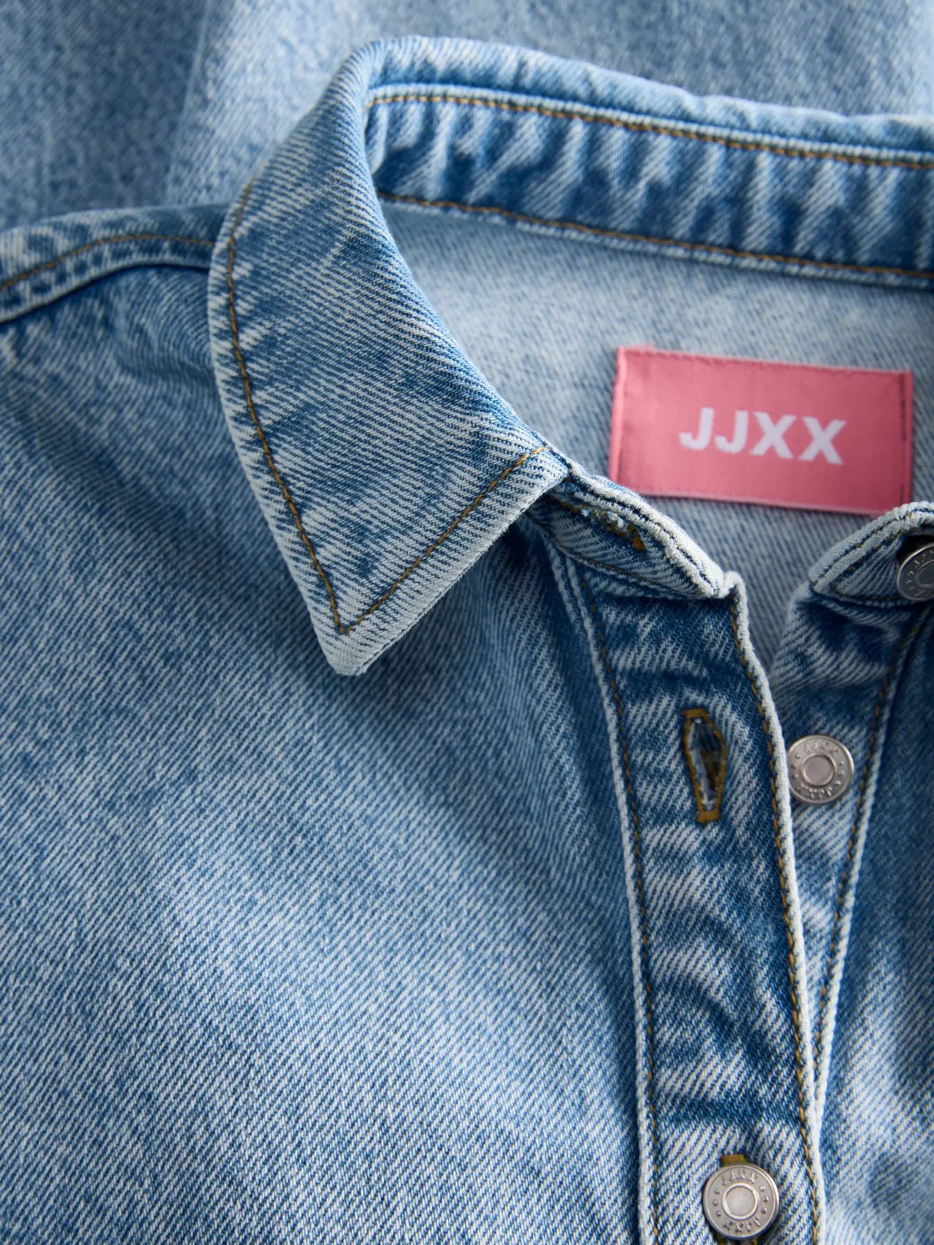 Amara acid wash blue denim dress
