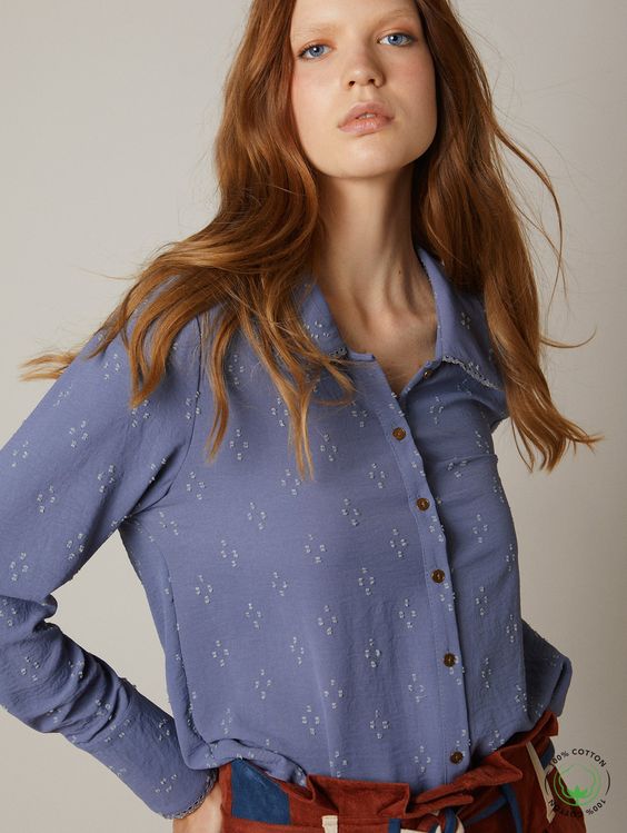 Long sleeve blouse