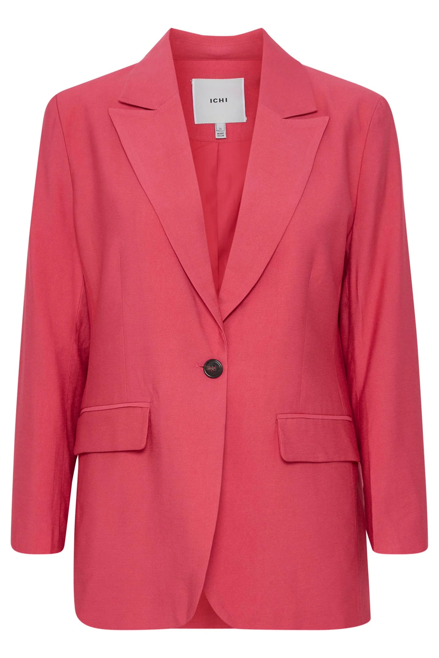 Carmine Hot Pink Blazer Jacket
