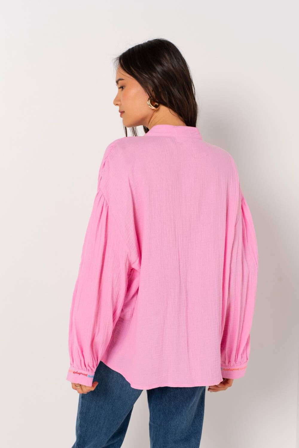 You make me smile organic cotton blouse