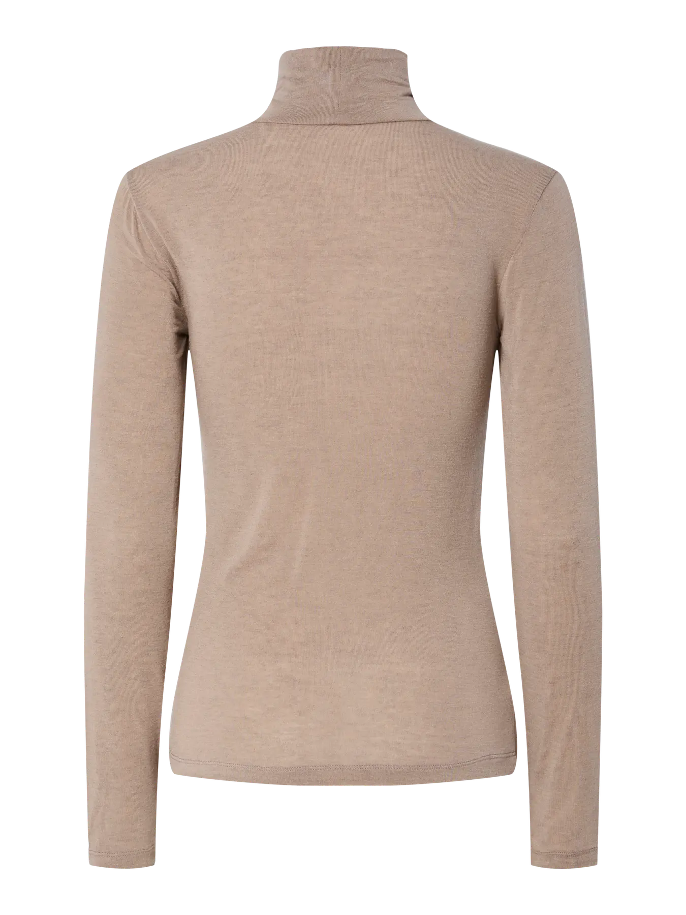 YAS polo neck fine knit jumper