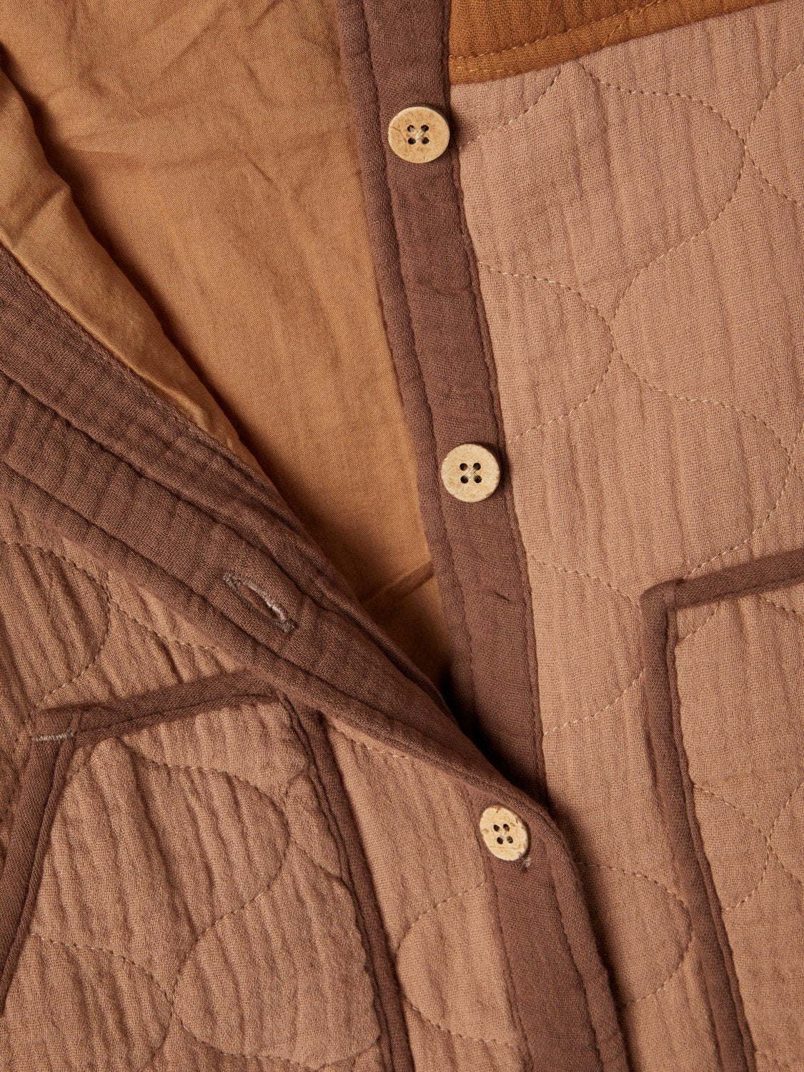 Quilted organic cotton jacket