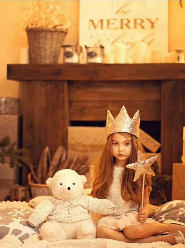 Magical Stars Sequin Crown & Wand