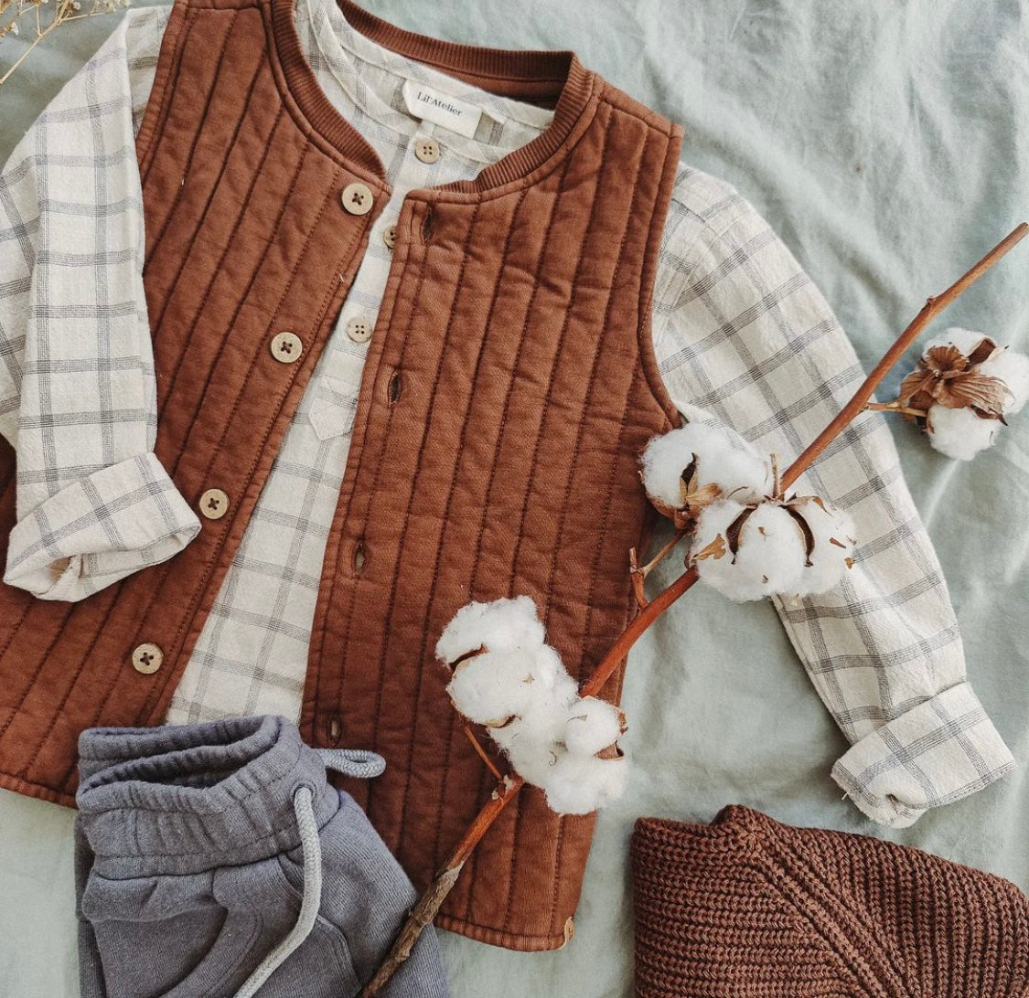 Rocky Road Quilted Waistcoat Gilet