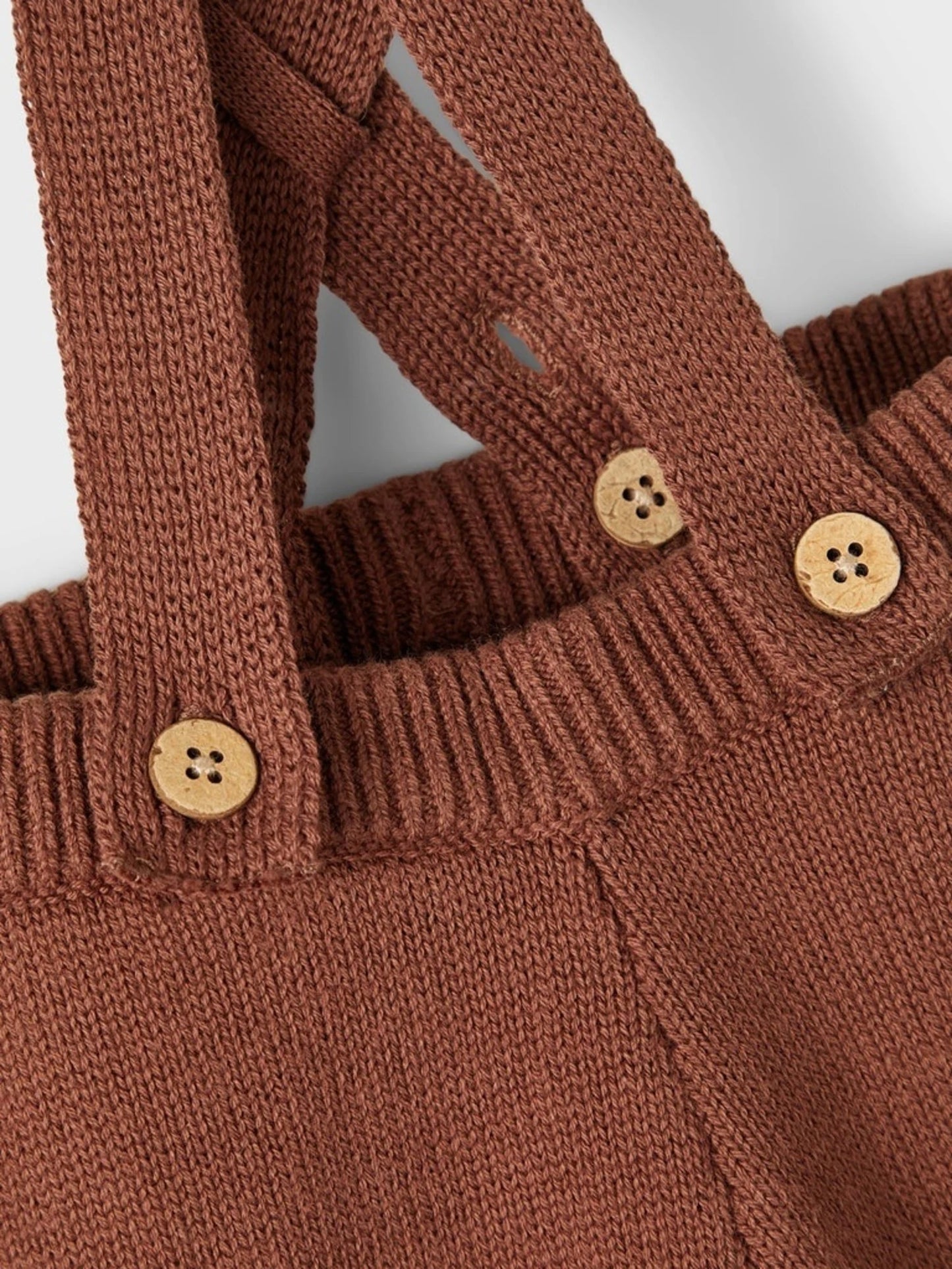 Rocky road knit pants with braces