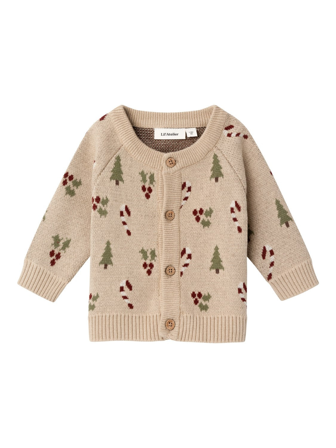 Lil'Atelier Christmas knit cardigan