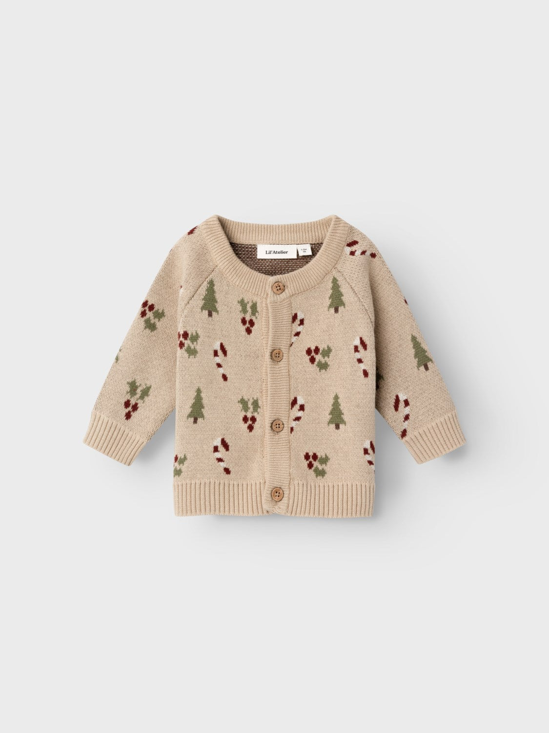 Lil'Atelier Christmas knit cardigan