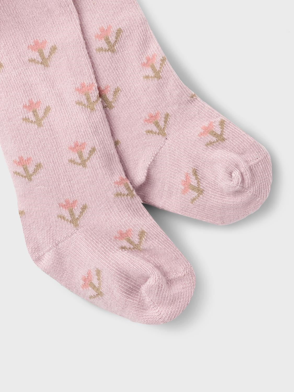 LIL' ATELIER printed tulip tights