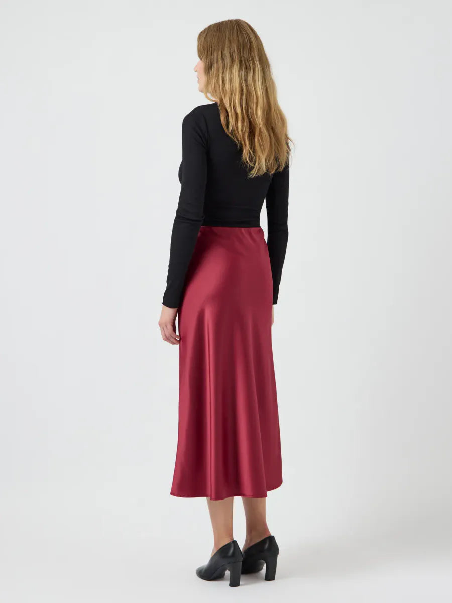 YASPella HW maxi skirt tibetan red