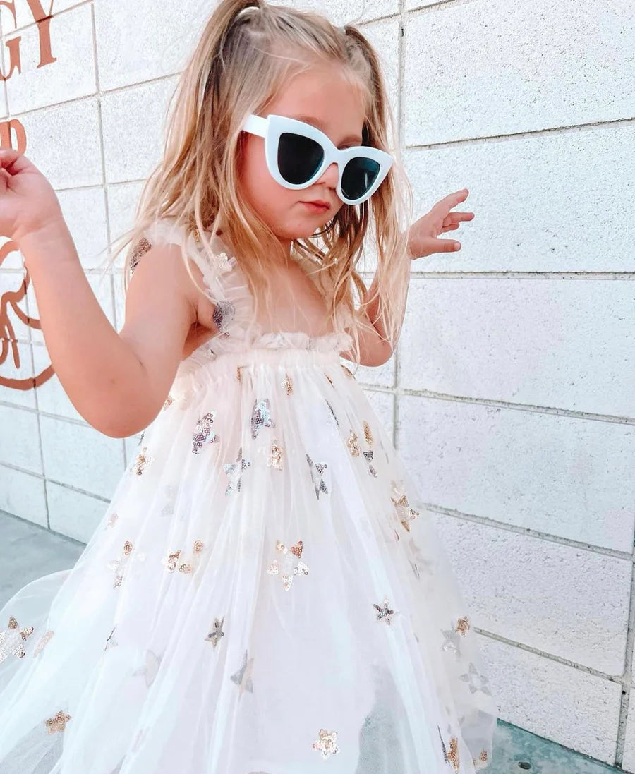 Thea Sequin Star Tulle Tutu Dress
