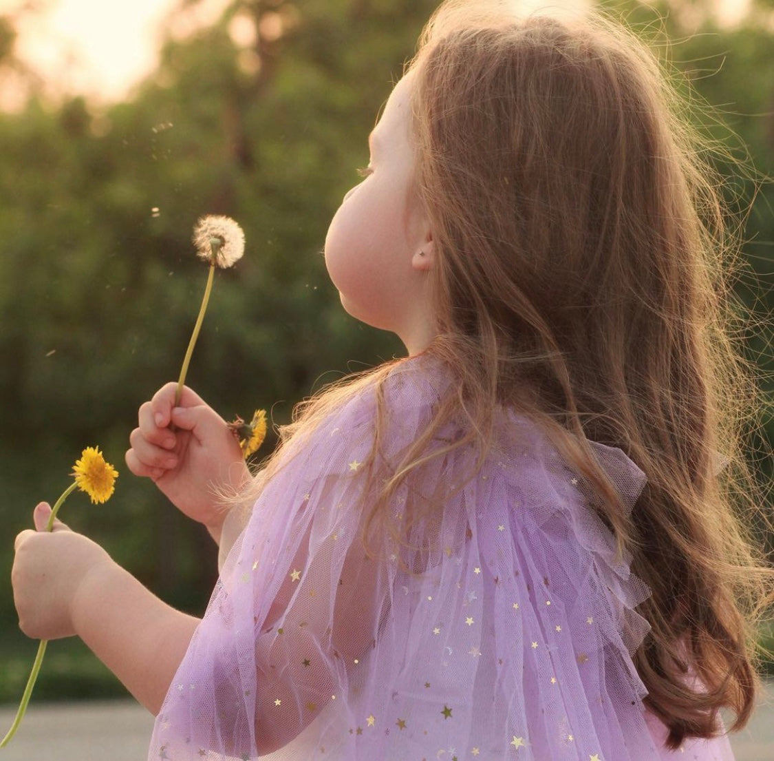 Cherry Blossom Sparkle Dress up Cape