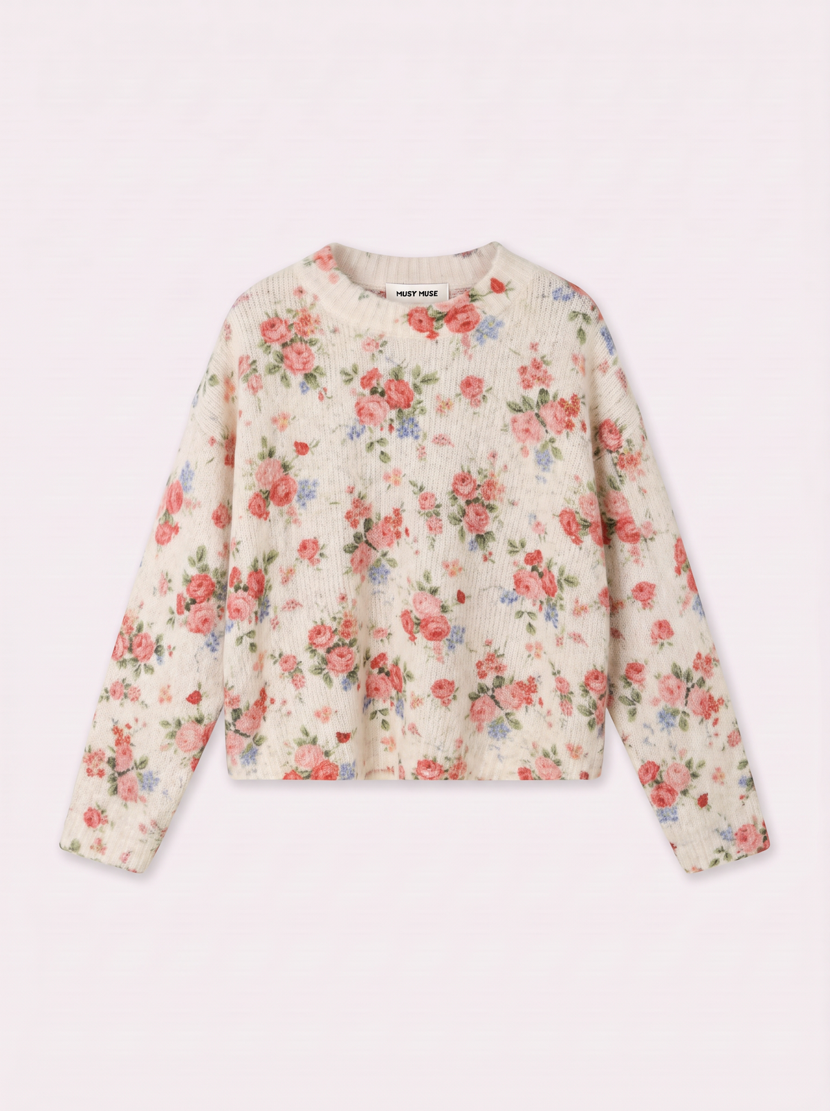 Stella pink floral jumper