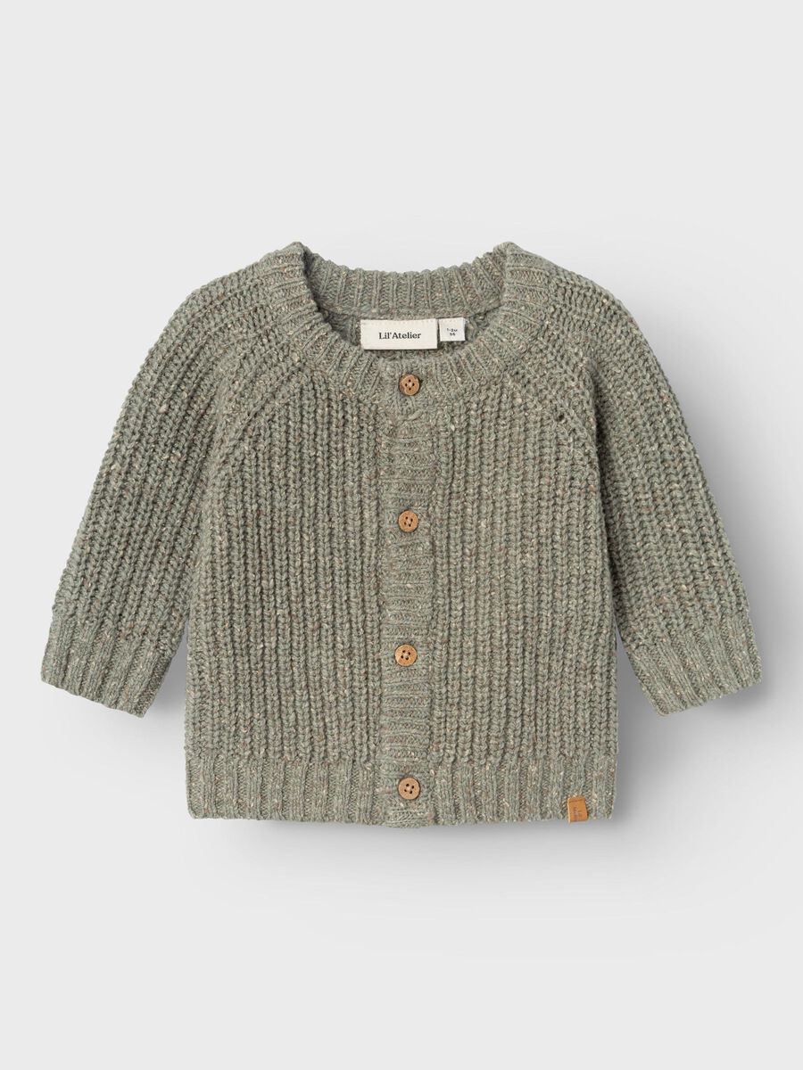 LIL' ATELIER LONG SLEEVED KNITTED CARDIGAN