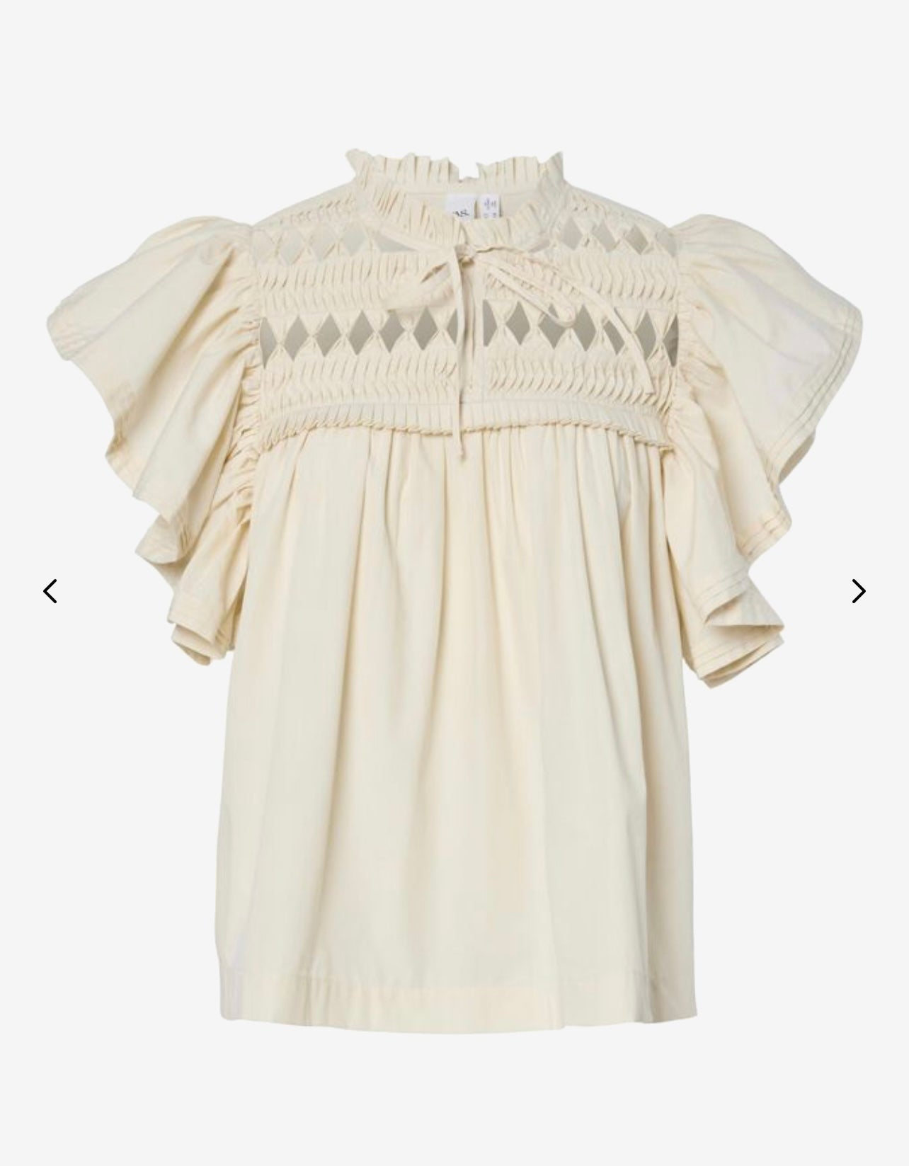 YASLUERA SHORT SLEEVED BLOUSE