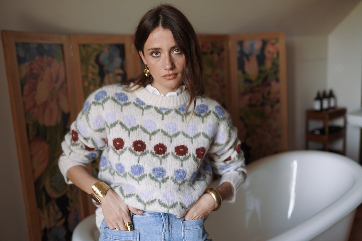 Mia floral jumper