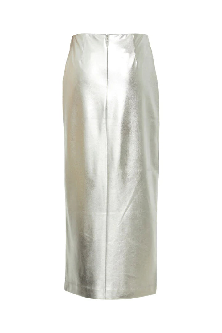 Ichi Ihkate Metallic Skirt