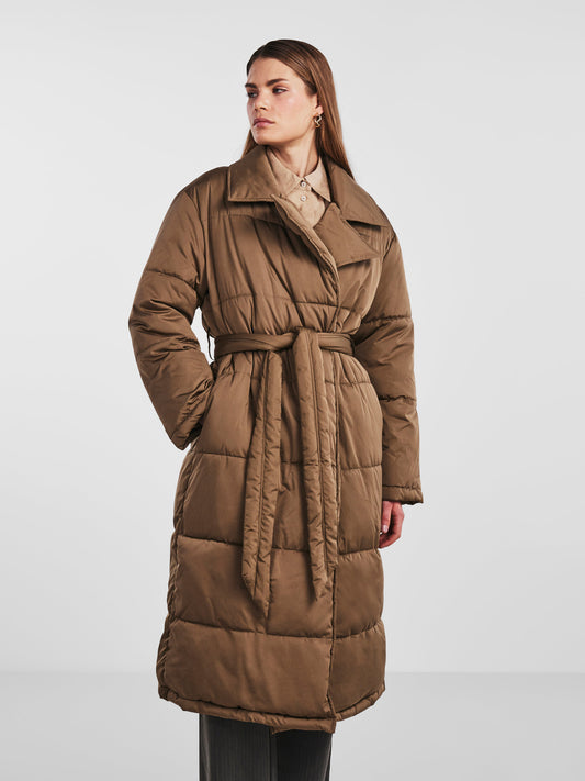 YASLUFFA LS PADDED MOCHA COAT