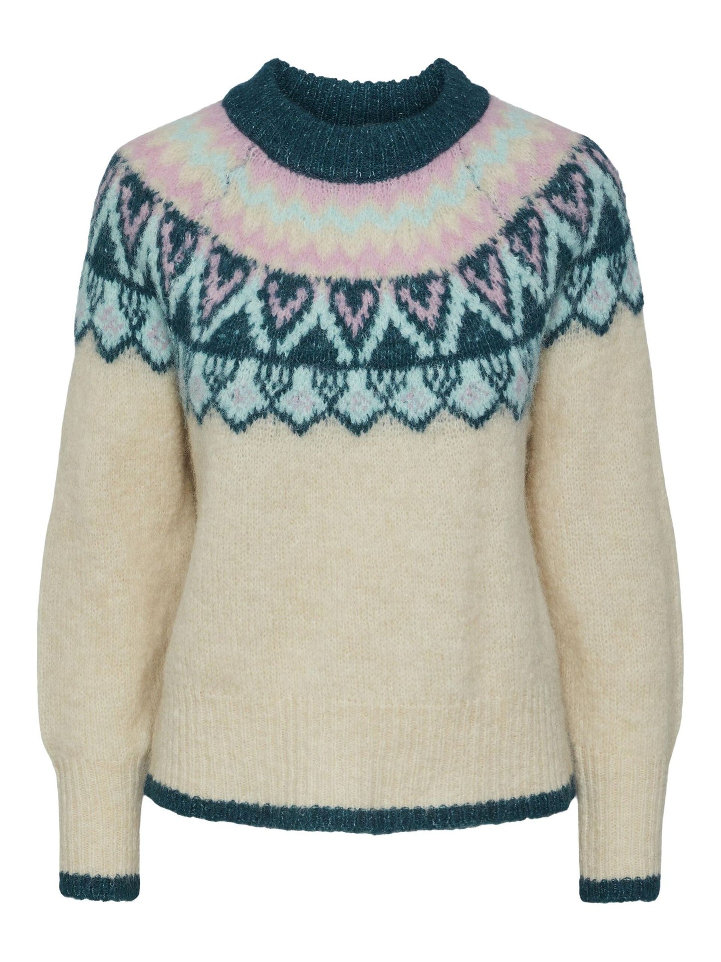 Nordic alpaca wool-blend jumper